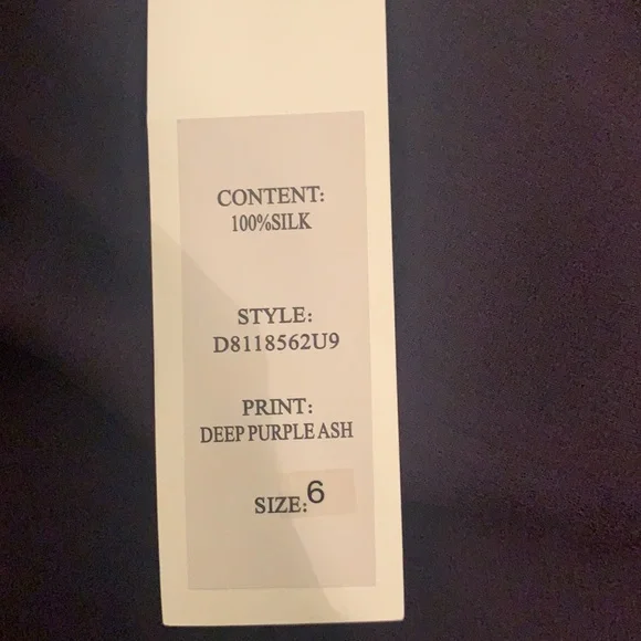 Diane Von Furstenberg Purple Sheath Dress with Long Bishop Sleeves for Cocktail - Picture 11 of 11